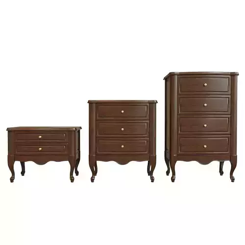 Chest Of Drawers A 03 3D model