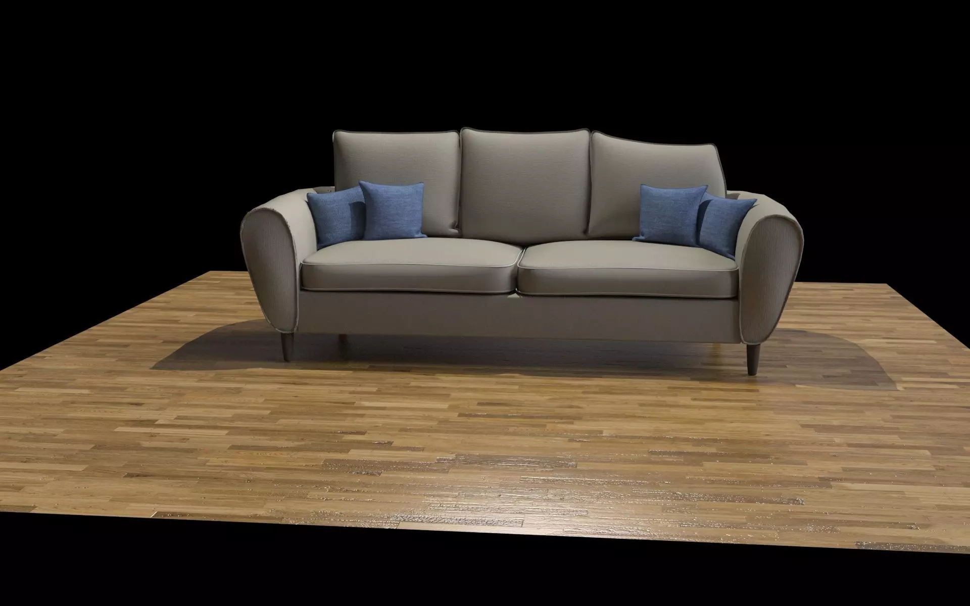 seat sofa 3D 3D model_0