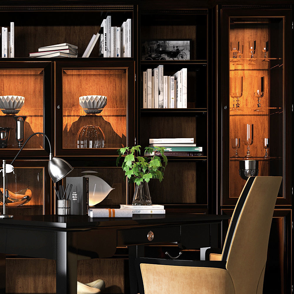 Selva Arena bookcase 3D model_3