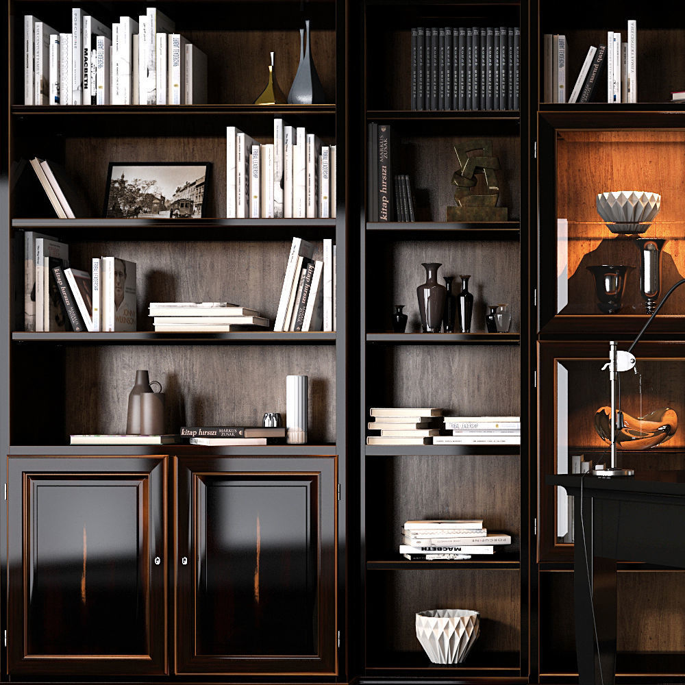 Selva Arena bookcase 3D model_2