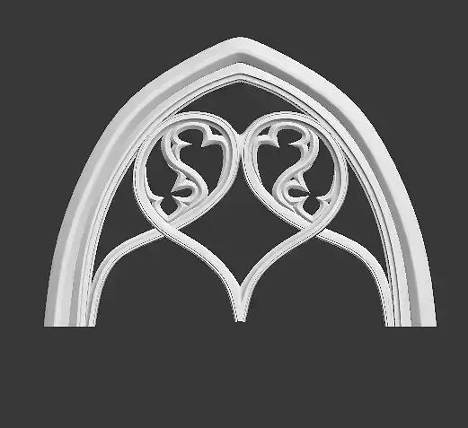 decoration2 gothic arched window