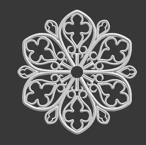 decoration3 ornate snowflake