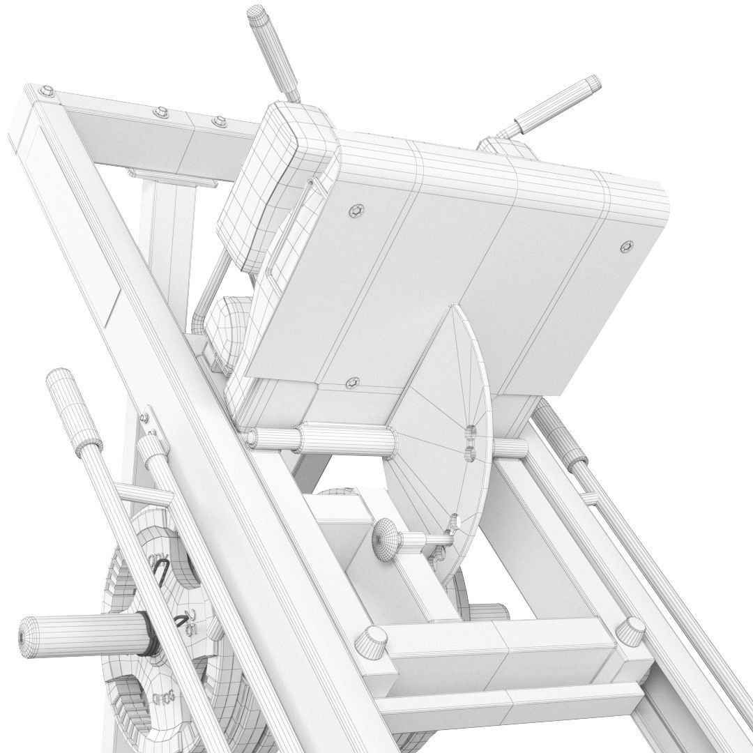 Leg press Body-Solid GLPH1100 3D model_5
