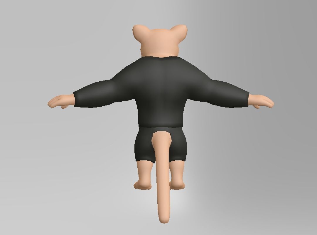 Fantasy Character Low-poly 3D model_11