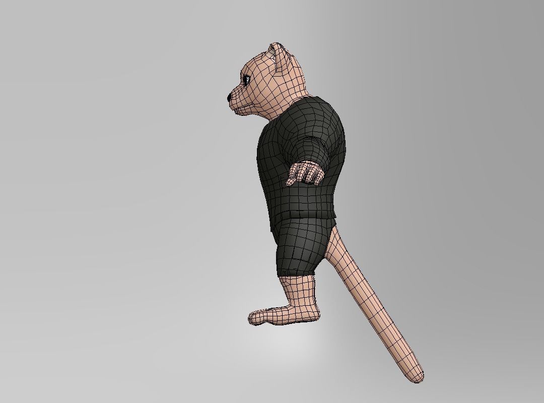 Fantasy Character Low-poly 3D model_13