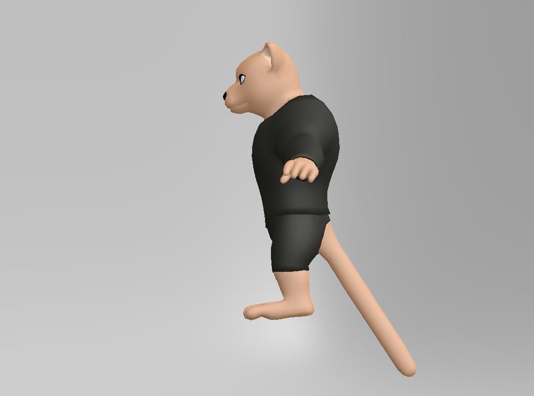 Fantasy Character Low-poly 3D model_10