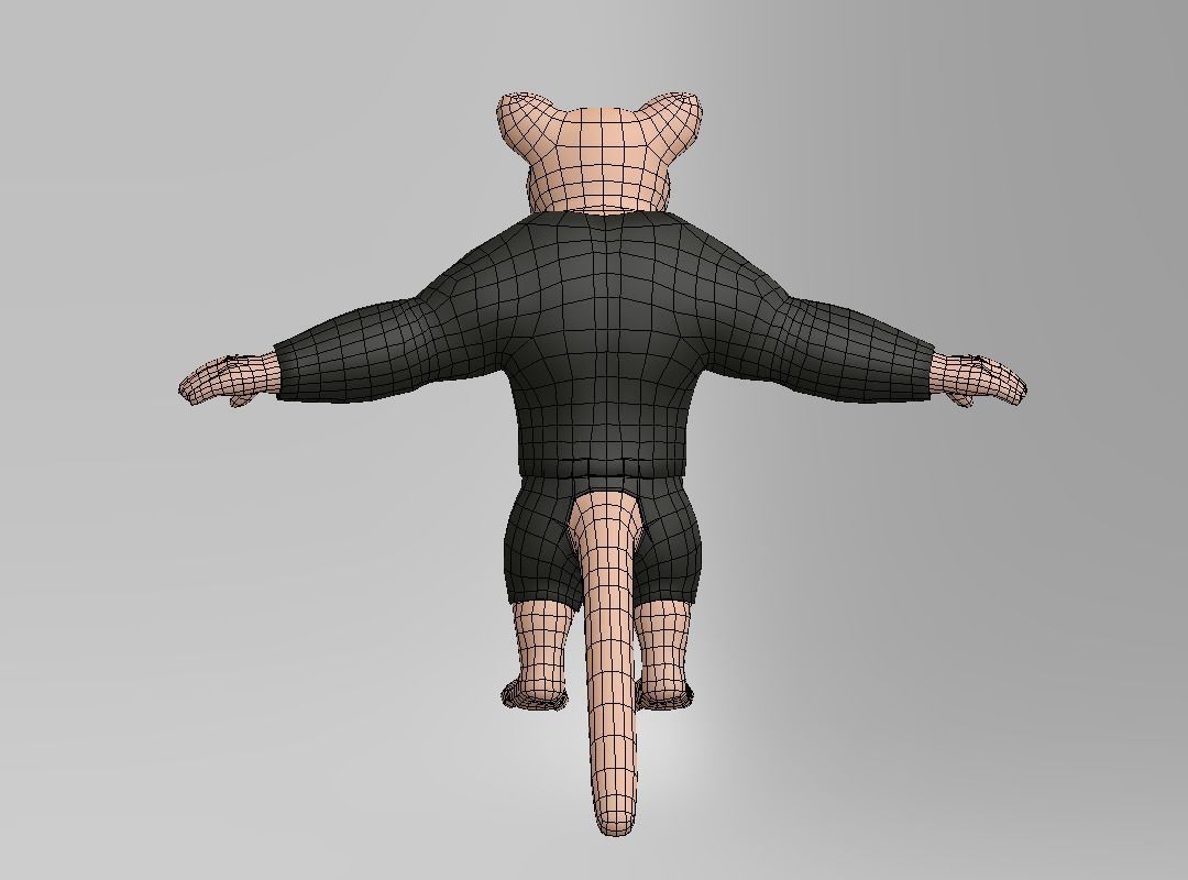 Fantasy Character Low-poly 3D model_14