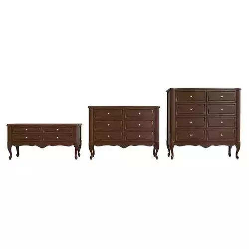 Chest Of Drawers A 07 3D model