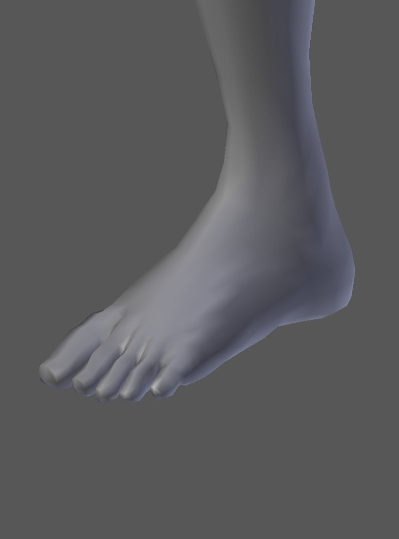 Man Model male mannequin Low-poly 3D model_18