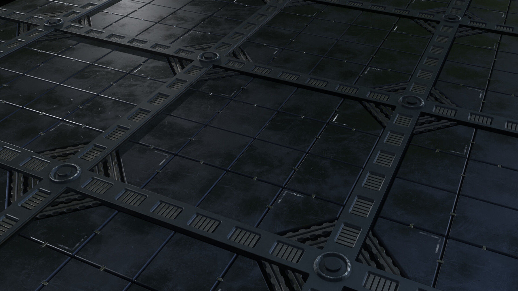 Sci-Fi panels 01 - Customizable PBR Material Texture_3