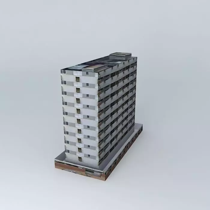 Building in Campinas SP Center 3D model_0