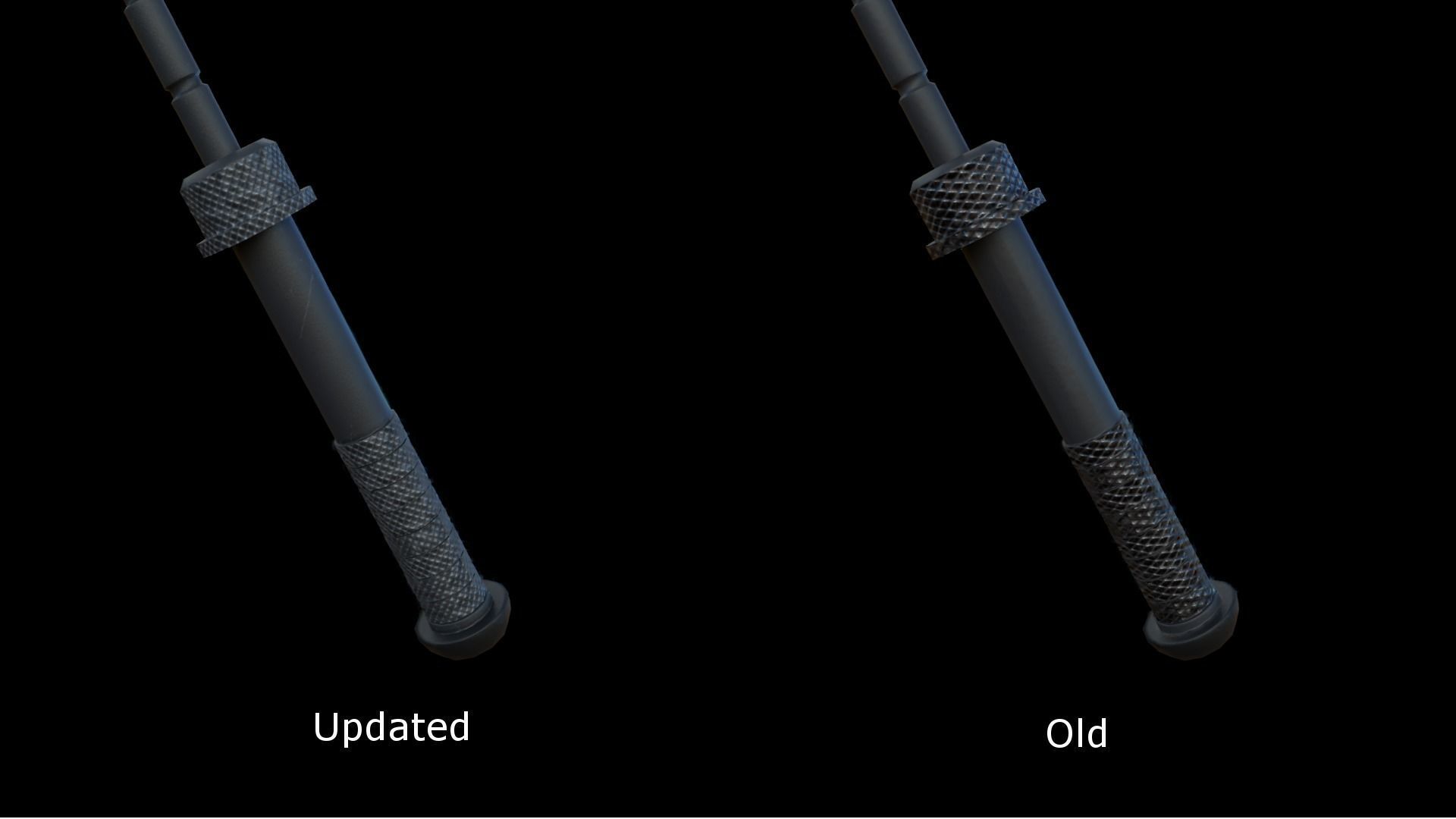 Bipod Low-poly 3D model_3