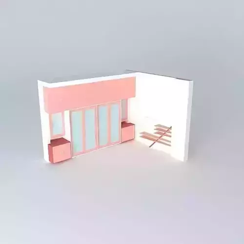 Wardrobe and a book shelf