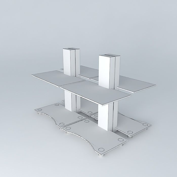 Computer tables 3D model_3