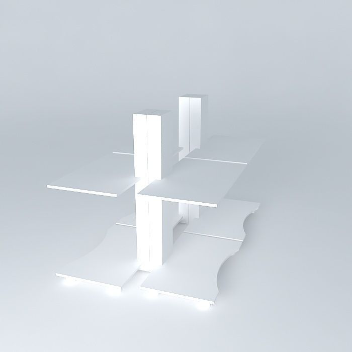 Computer tables 3D model_1
