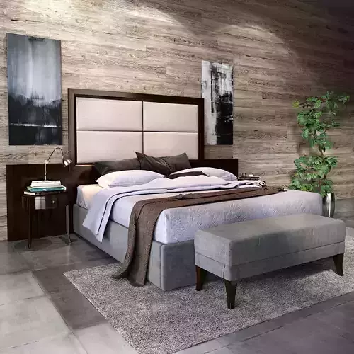 Selva Hospitality Bedroom 3D model