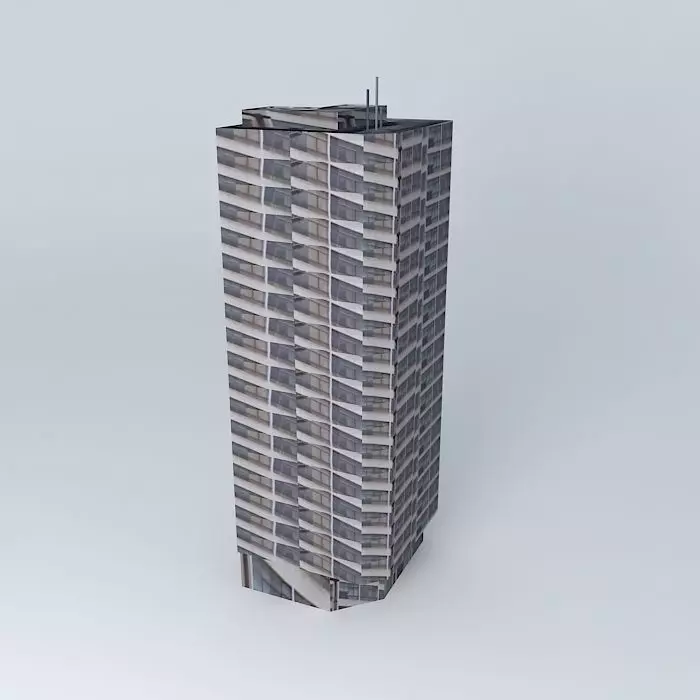Building in Campinas SP Center 3D model_0