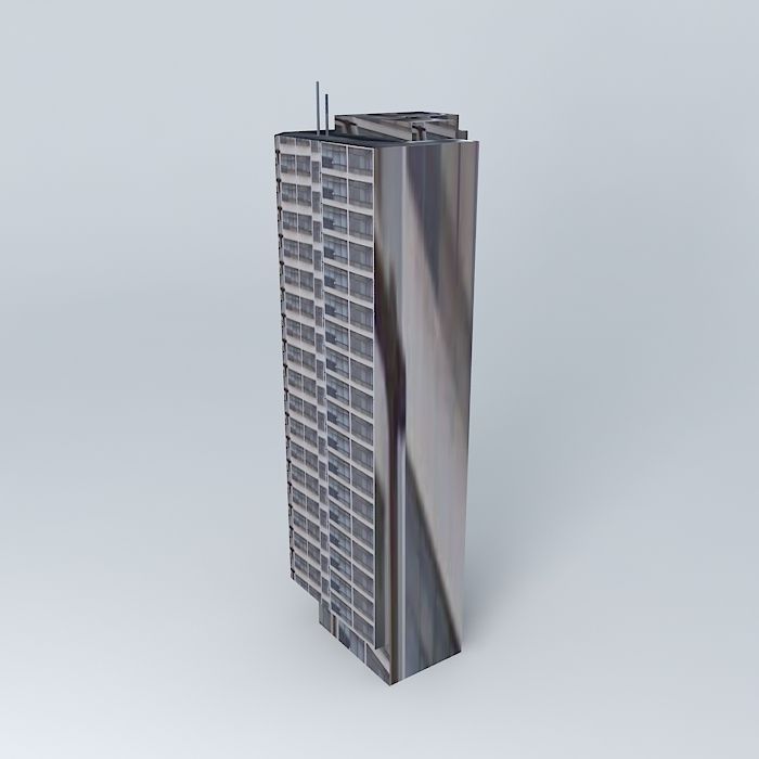 Building in Campinas SP Center 3D model_2