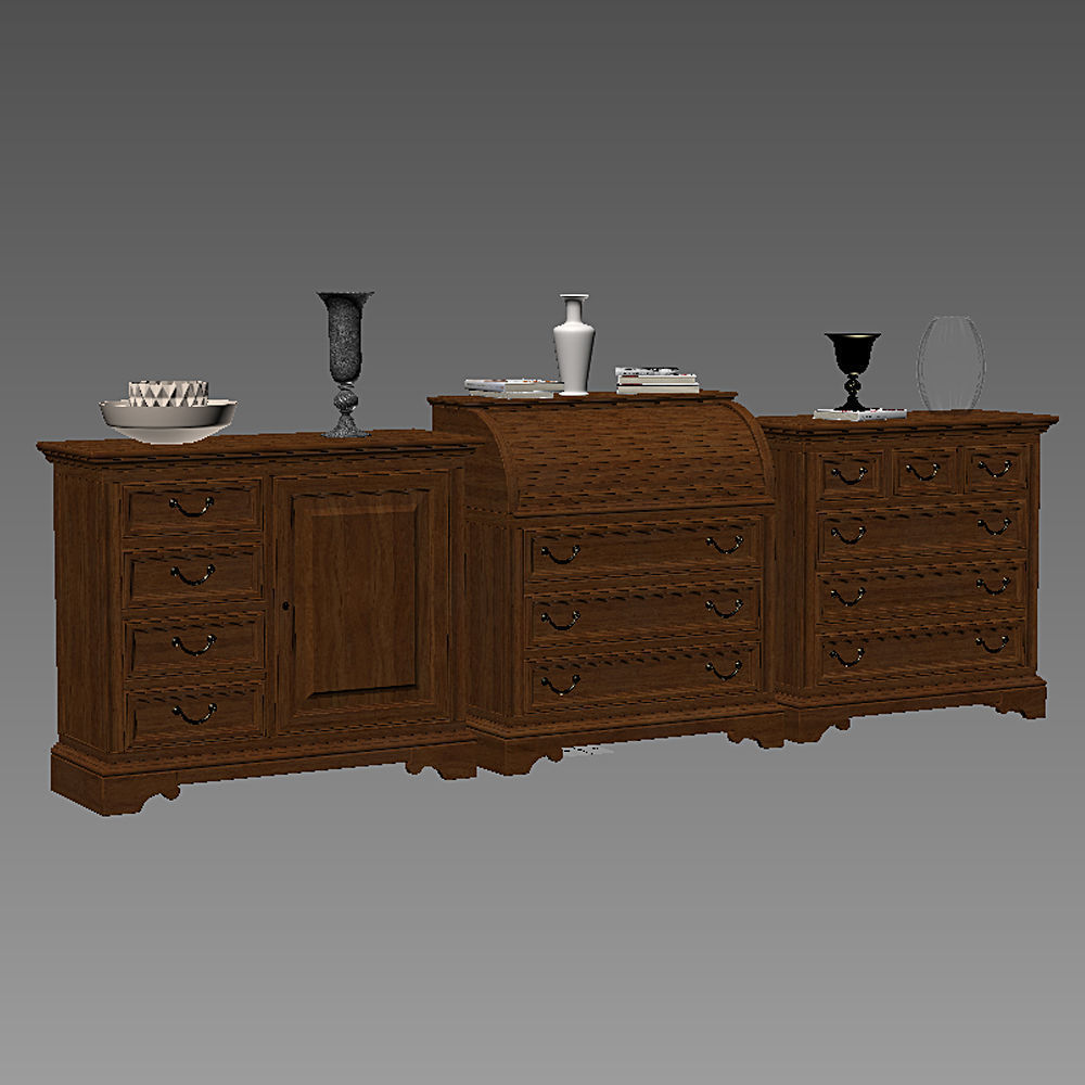 Selva Milano set 02 3D model_5