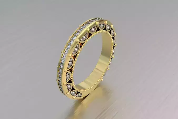 Wedding ring with Diamonds