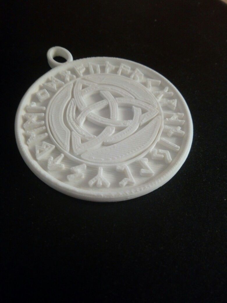 The ancient medallion of the ancient Slavs 3D print model_8