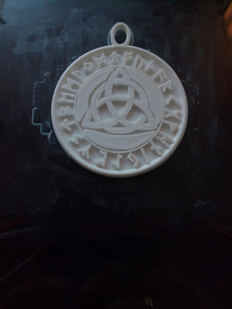 The ancient medallion of the ancient Slavs 3D print model_10