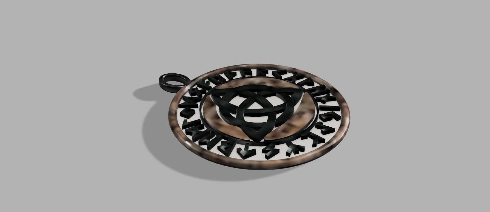 The ancient medallion of the ancient Slavs 3D print model_2