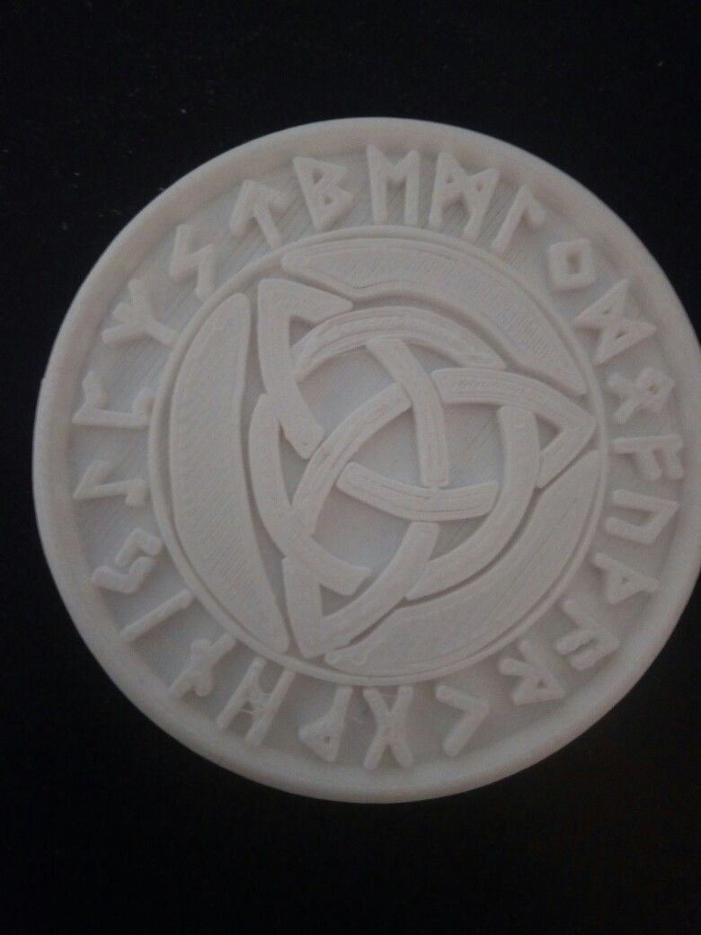 The ancient medallion of the ancient Slavs 3D print model_7
