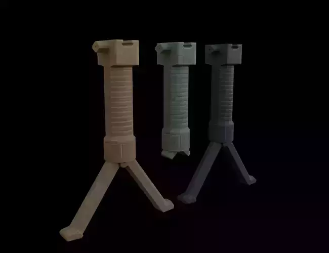 Grip-pod Low-poly 3D model