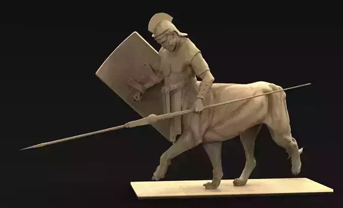 Roman sphinx 3d model