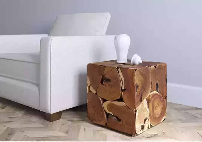 Coffee Table Box  Teak 3D model