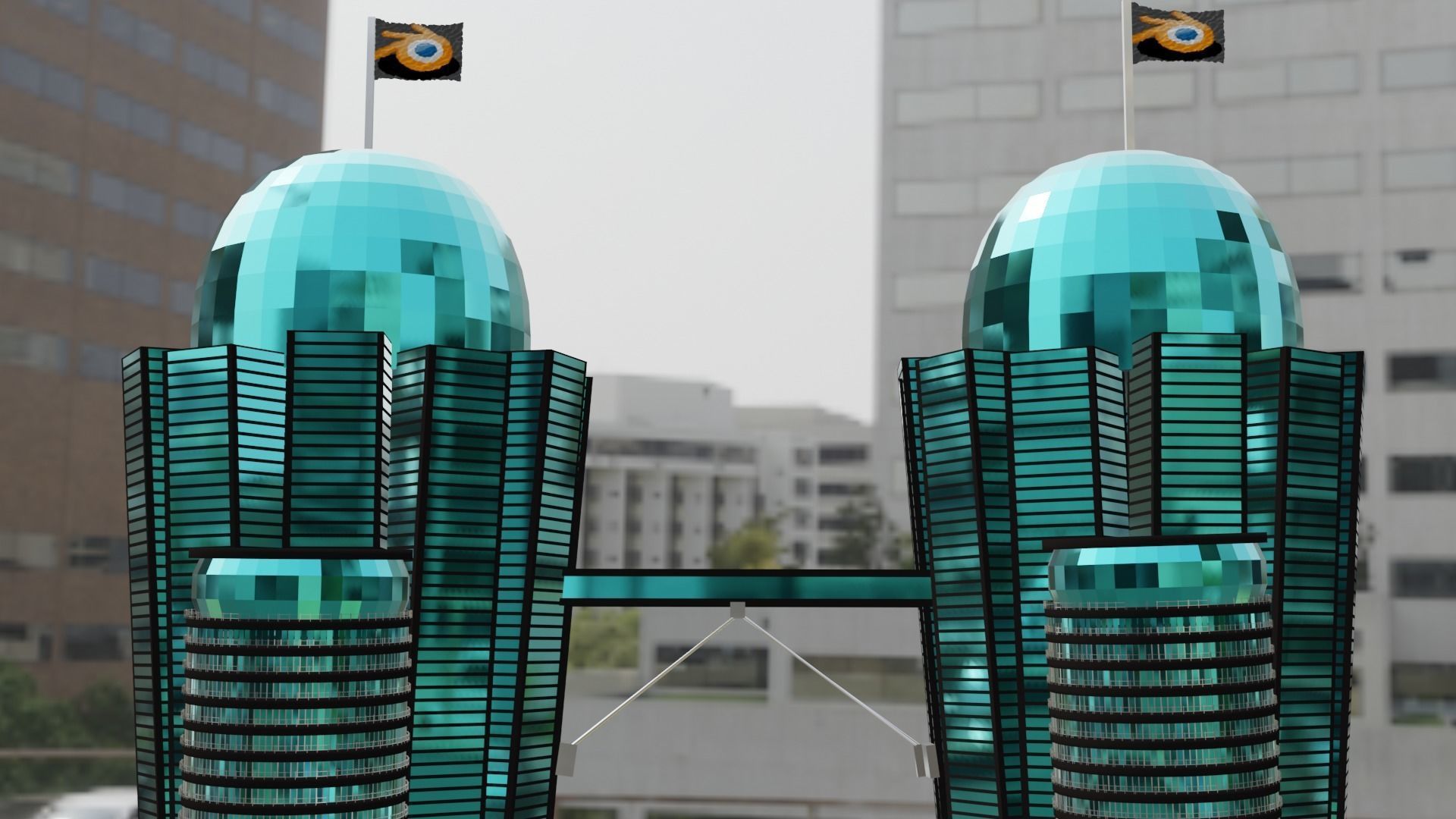 Modular Buildings  3D model_2