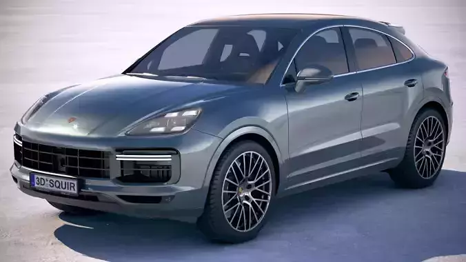 Porsche Cayenne Turbo Coupe 2020 3D model