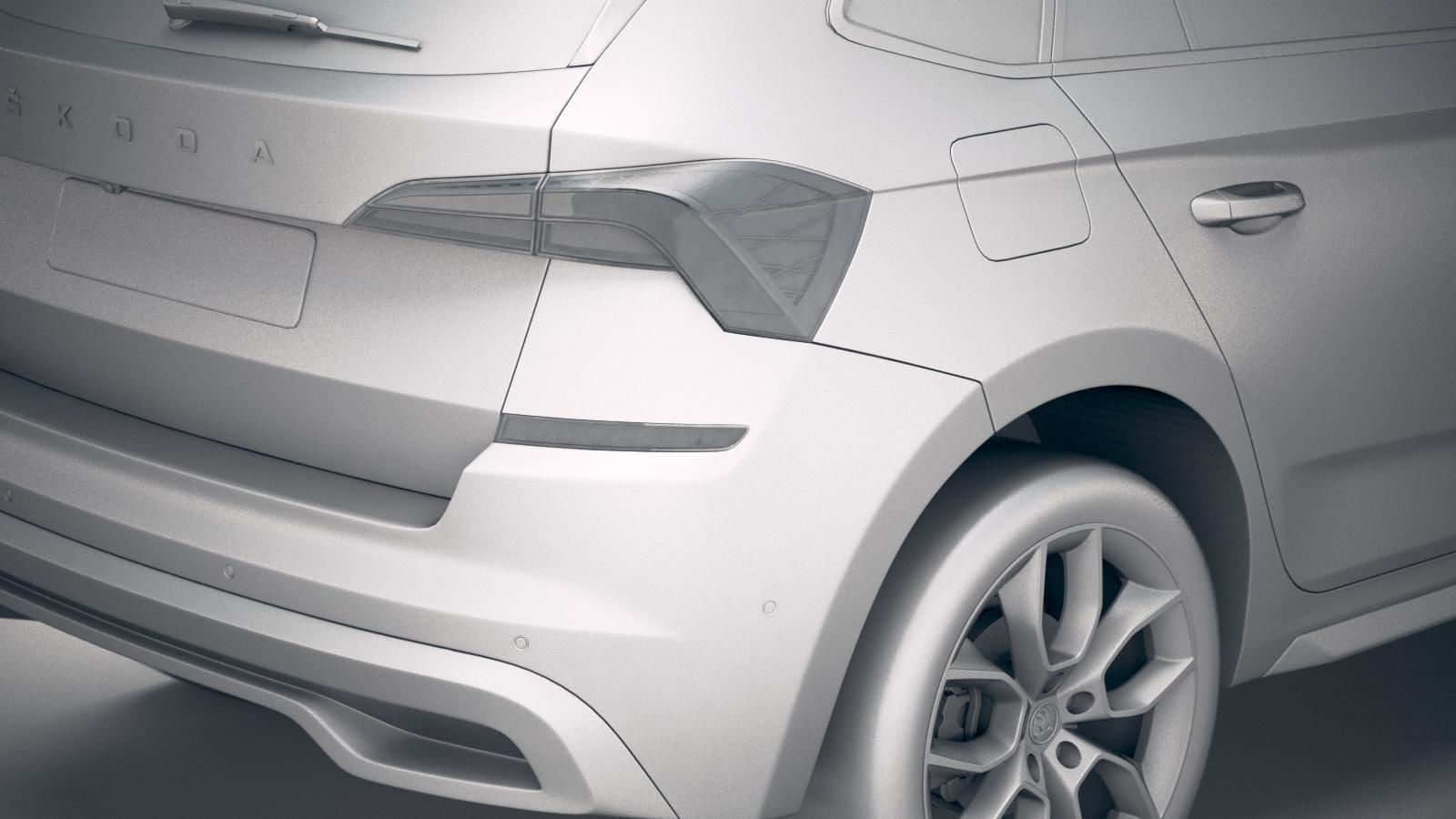 Skoda Kamiq 2020 3D model_19