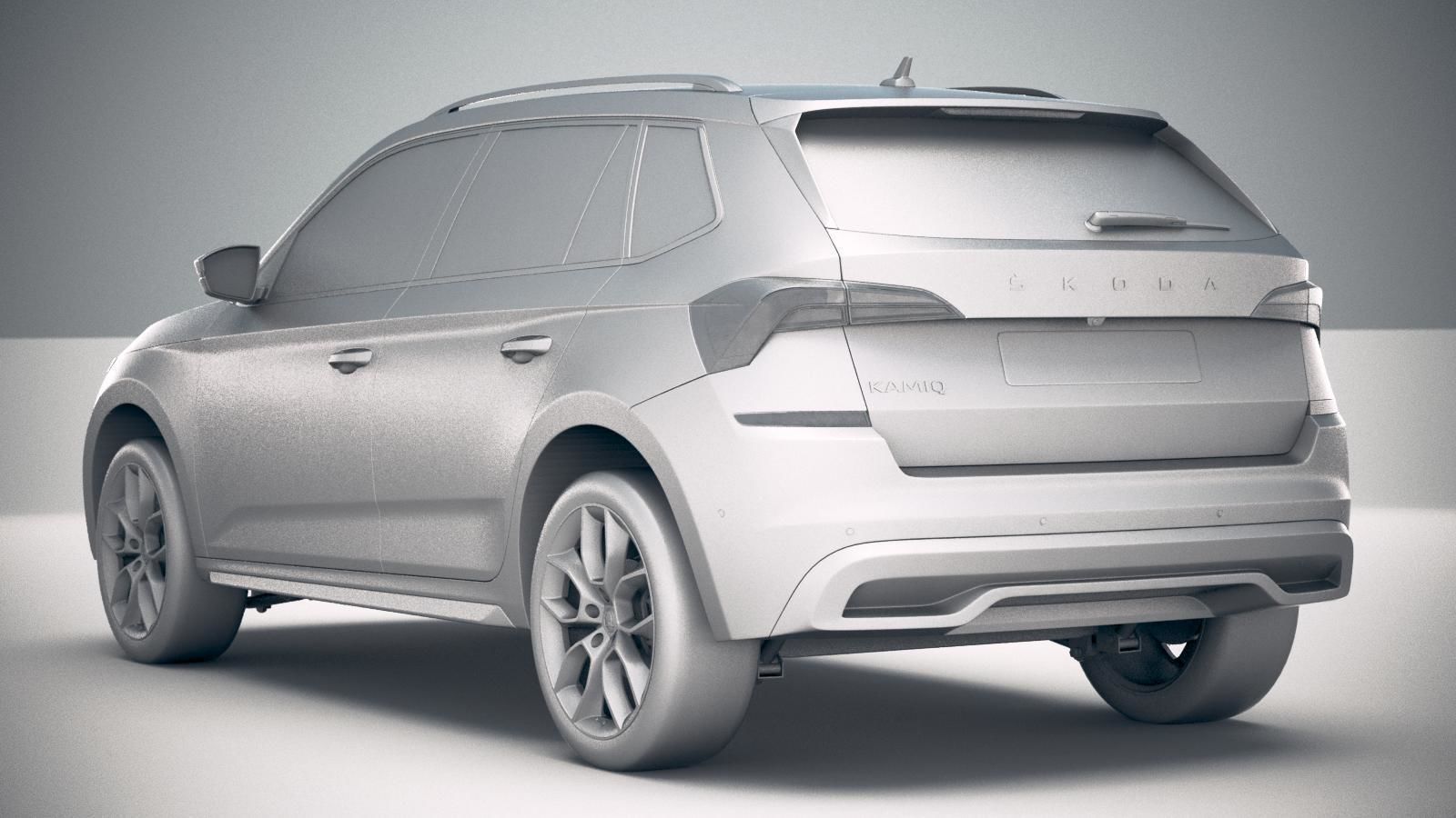 Skoda Kamiq 2020 3D model_23