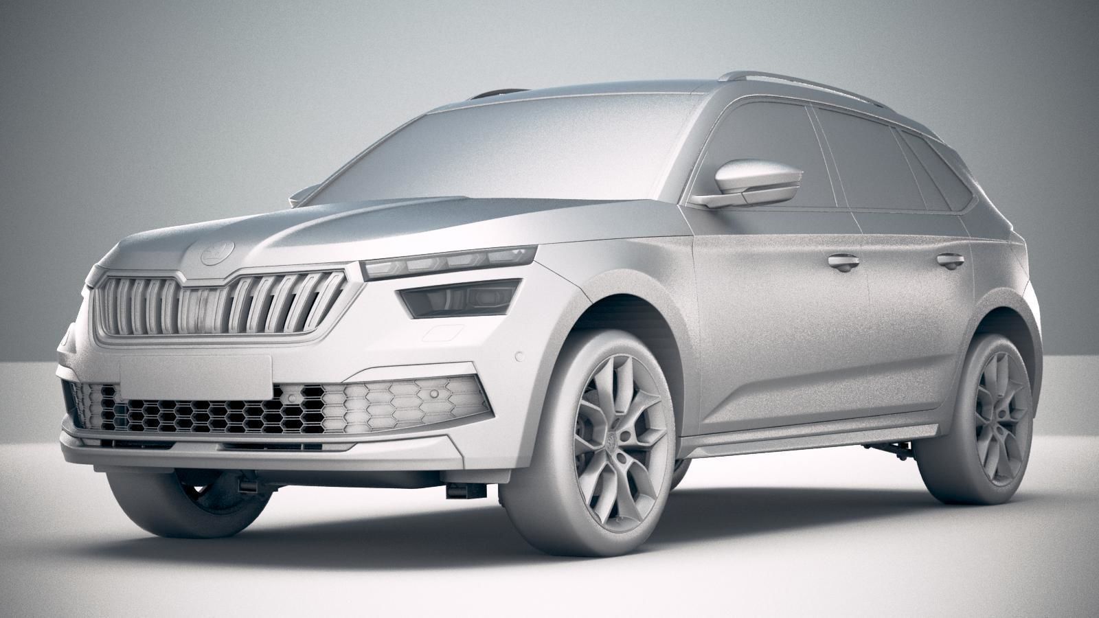 Skoda Kamiq 2020 3D model_22