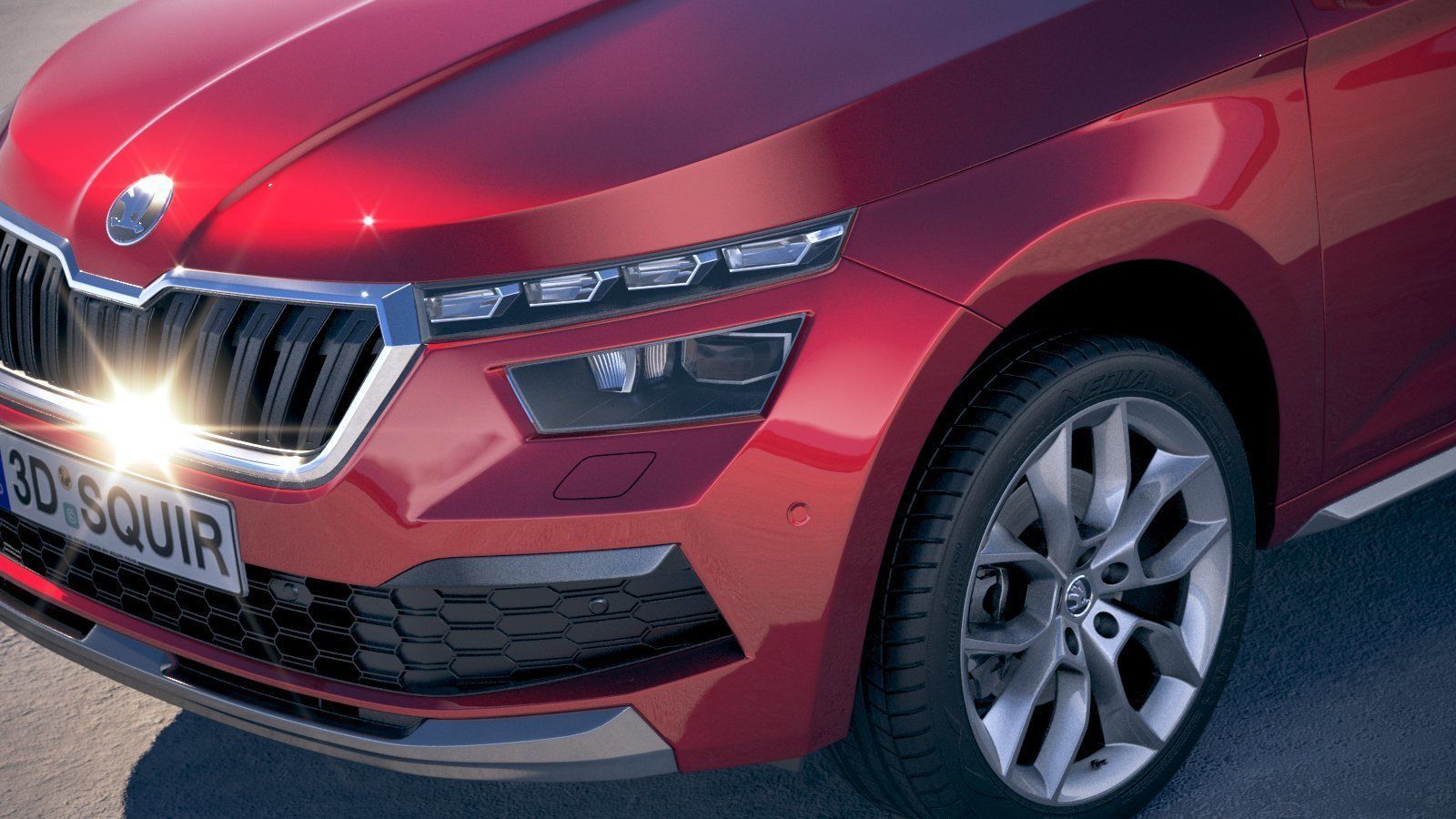 Skoda Kamiq 2020 3D model_2