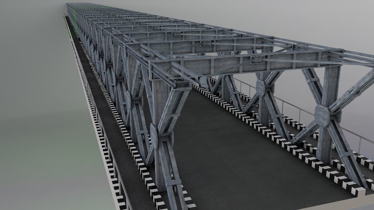HP steel bridge Points 3D model_3