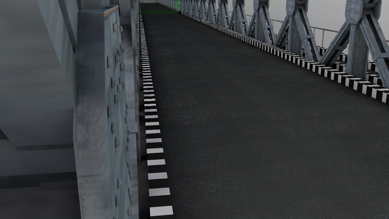 HP steel bridge Points 3D model_9