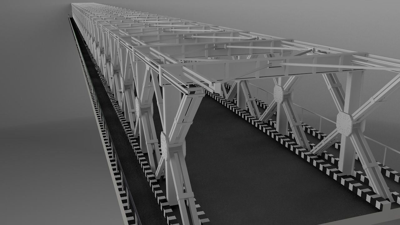 HP steel bridge Points 3D model_2