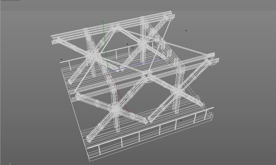 HP steel bridge Points 3D model_11