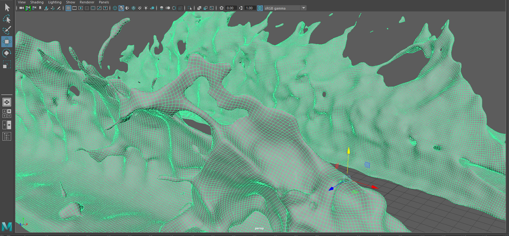 Puddle splash 3D model_6