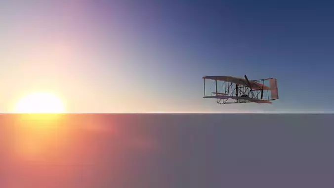 The Wright Flyer Free 3D model