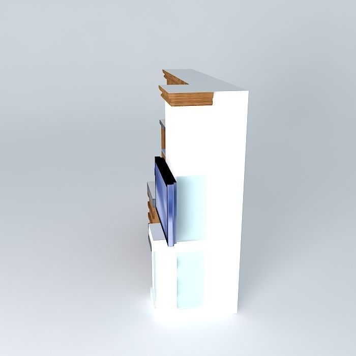Entertainment console 3D model_2