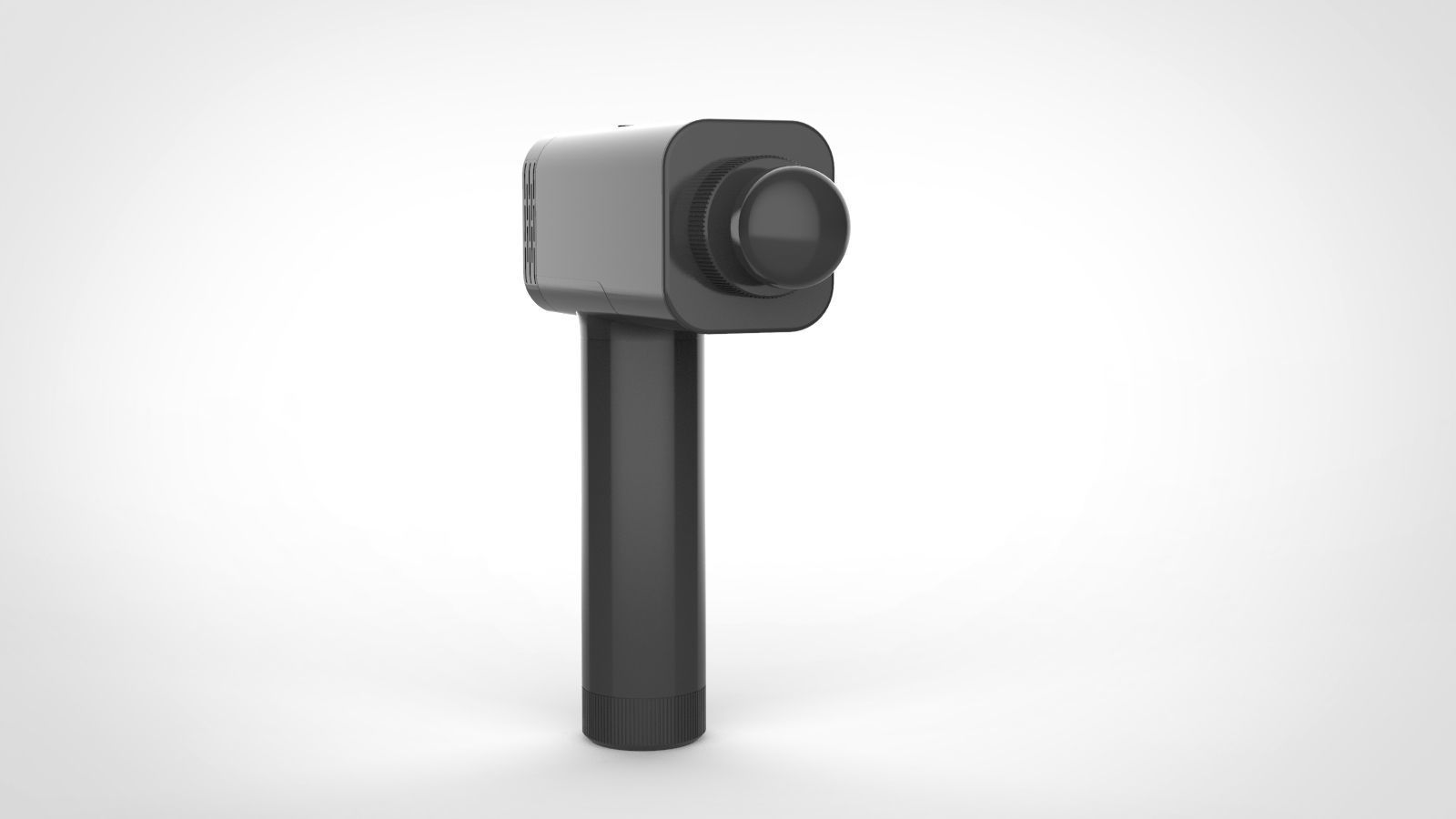 massage gun Free 3D model_3