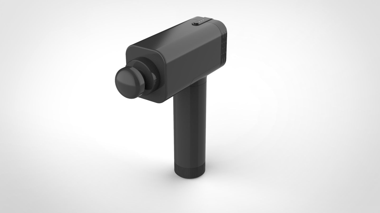 massage gun Free 3D model_2