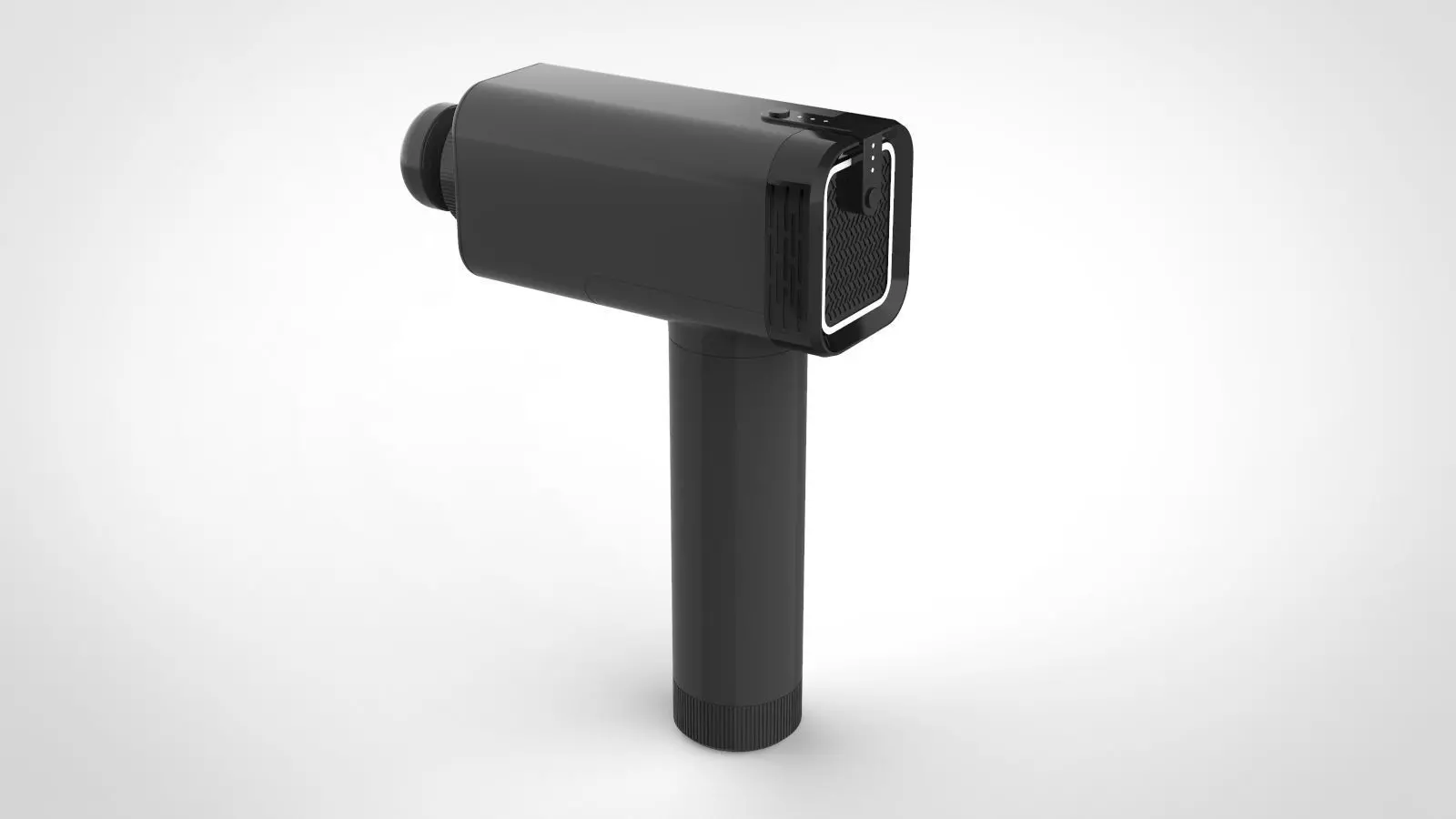 massage gun Free 3D model_0