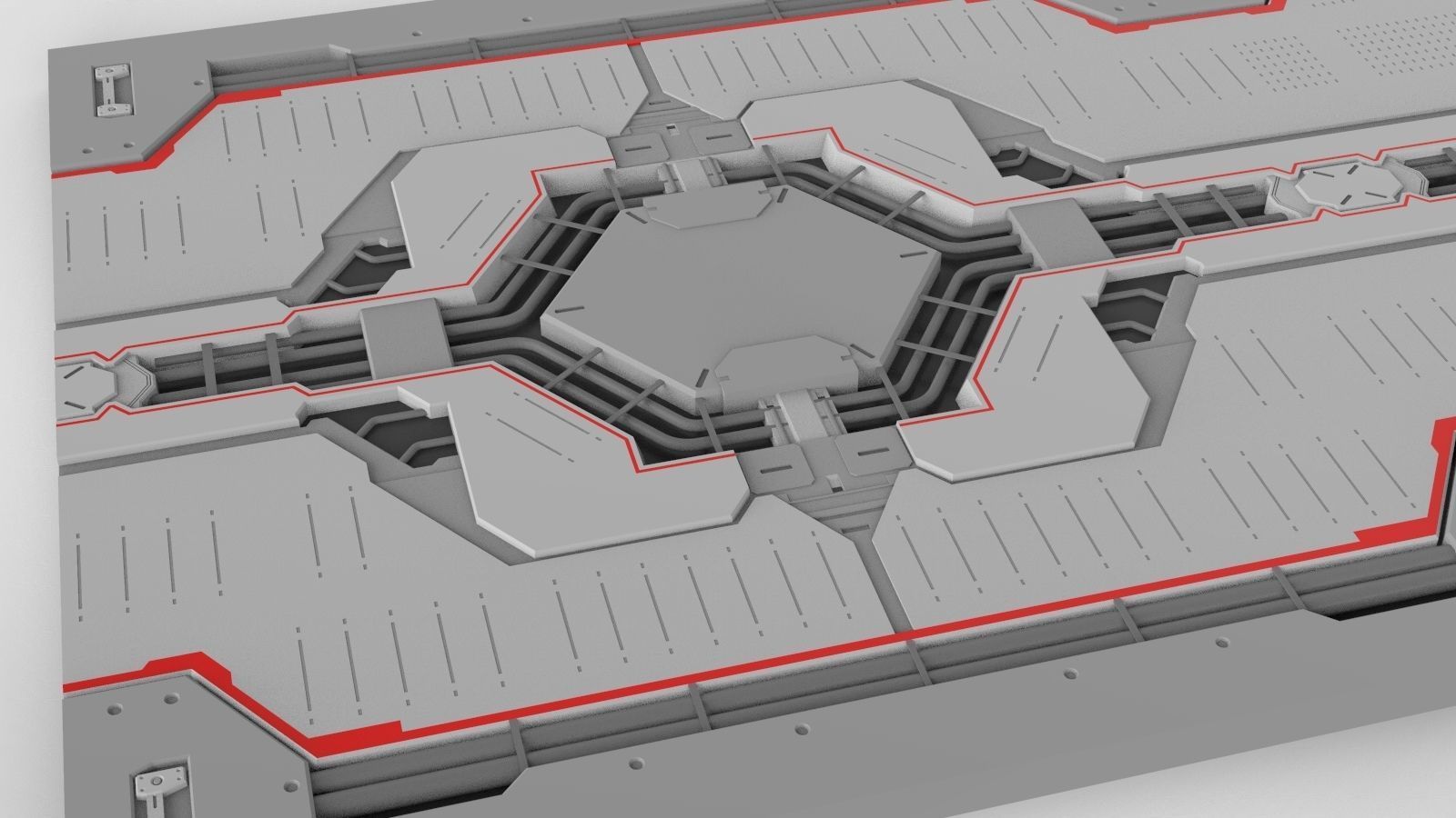 sci-fi Architectural element 14 3D model_10