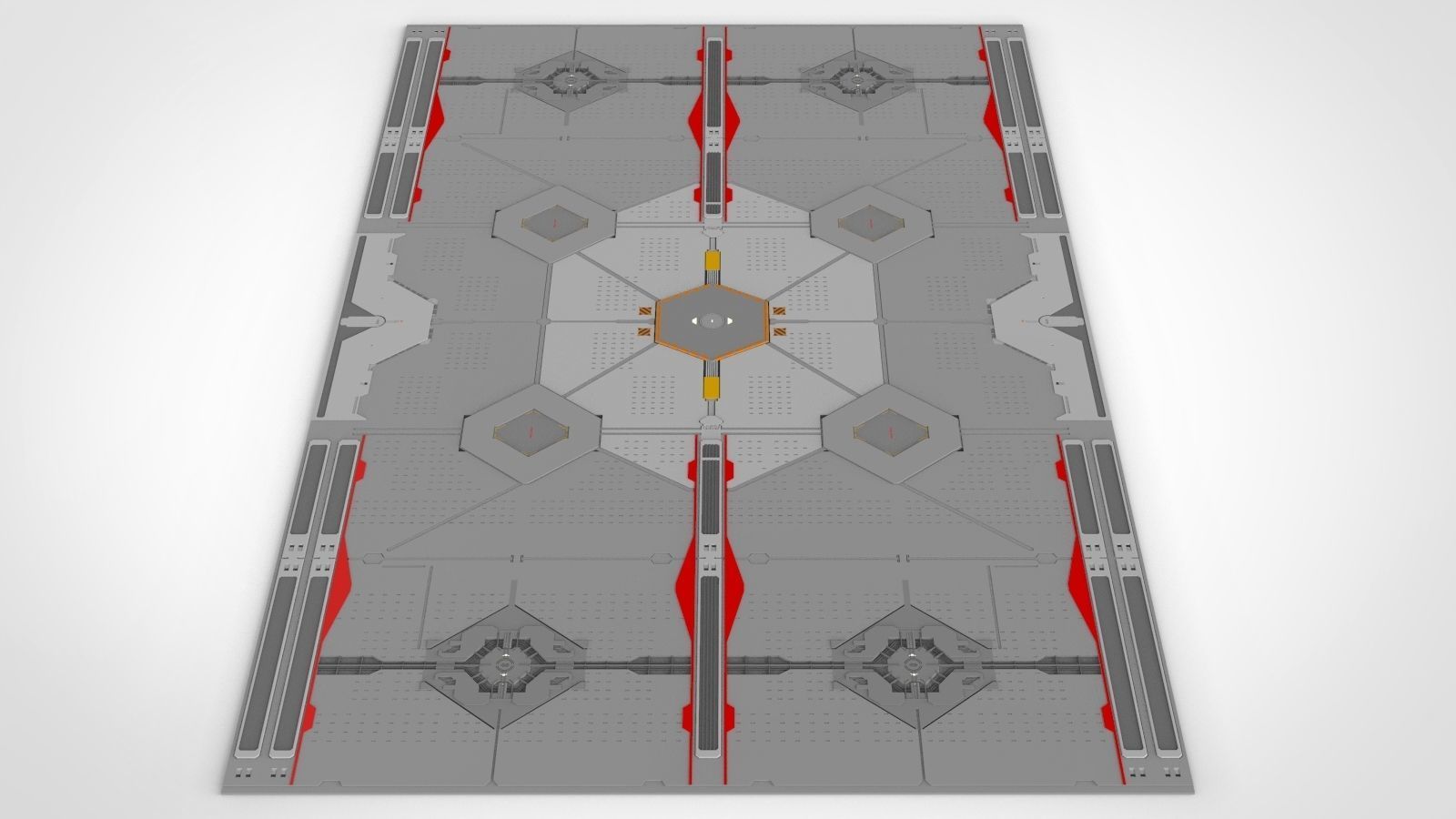 sci-fi Architectural element 14 3D model_1