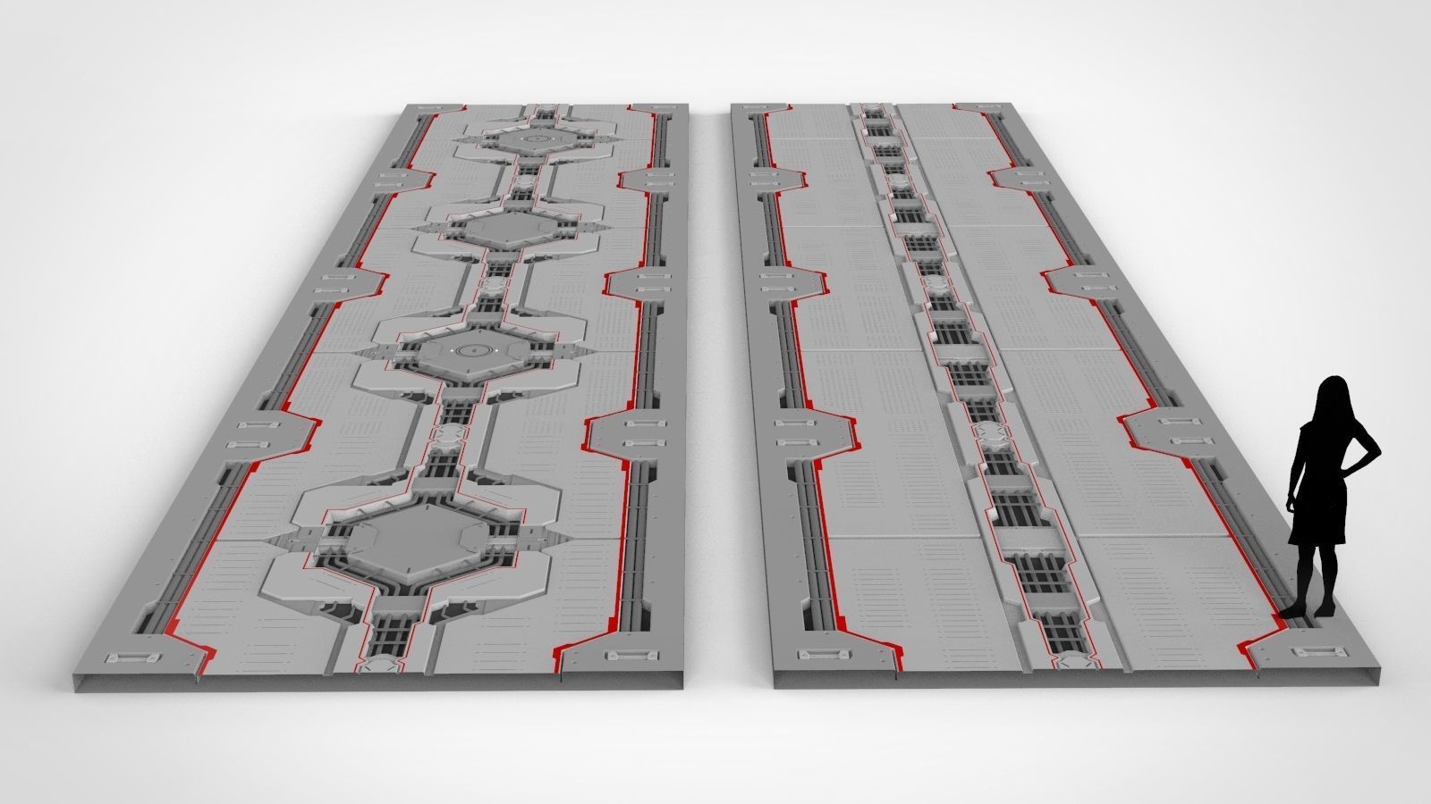 sci-fi Architectural element 14 3D model_19